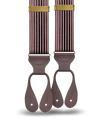 Park Hill - Maroon Stripe Suspenders - KK & Jay Supply Co.