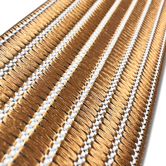 Park Hill - Tan Stripe Suspenders - KK & Jay Supply Co.
