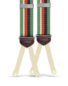 Pelham Green Stripe Suspenders - KK & Jay Supply Co.
