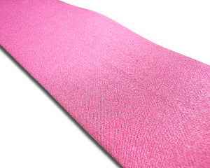 Solid Satin Silk Suspenders - Pink