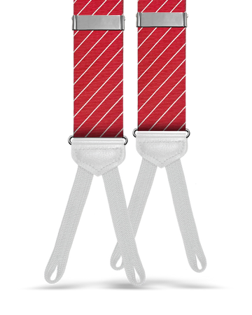 Pinson Stripe Red Suspenders