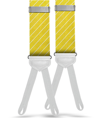 Pinson Stripe Yellow Suspenders