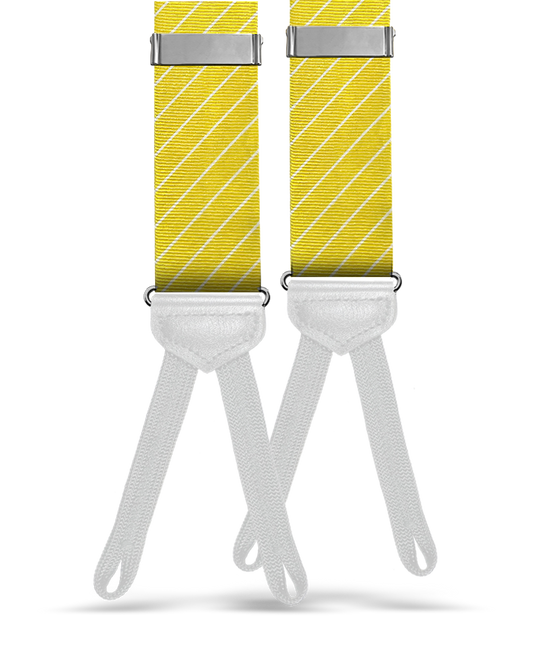 Pinson Stripe Yellow Suspenders