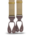 Princeton Pique Suspenders - Khaki - KK & Jay Supply Co.