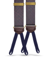 Prescott Silk Suspenders - Maroon - KK & Jay Supply Co.