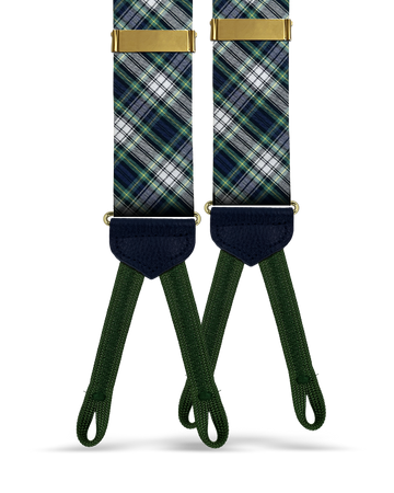 Preston Cotton Plaid Suspenders