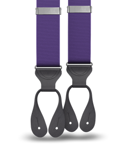 Purple Grosgrain Suspenders