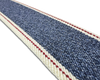 Putnum Denim Striped Suspenders - Blue