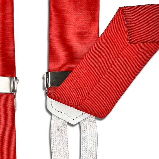 Vintage Regent Silk Grosgrain Tie End Suspenders - KK & Jay Supply Co.
