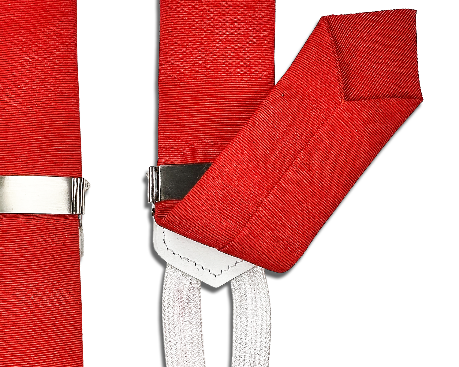 Vintage Regent Silk Grosgrain Tie End Suspenders - KK & Jay Supply Co.