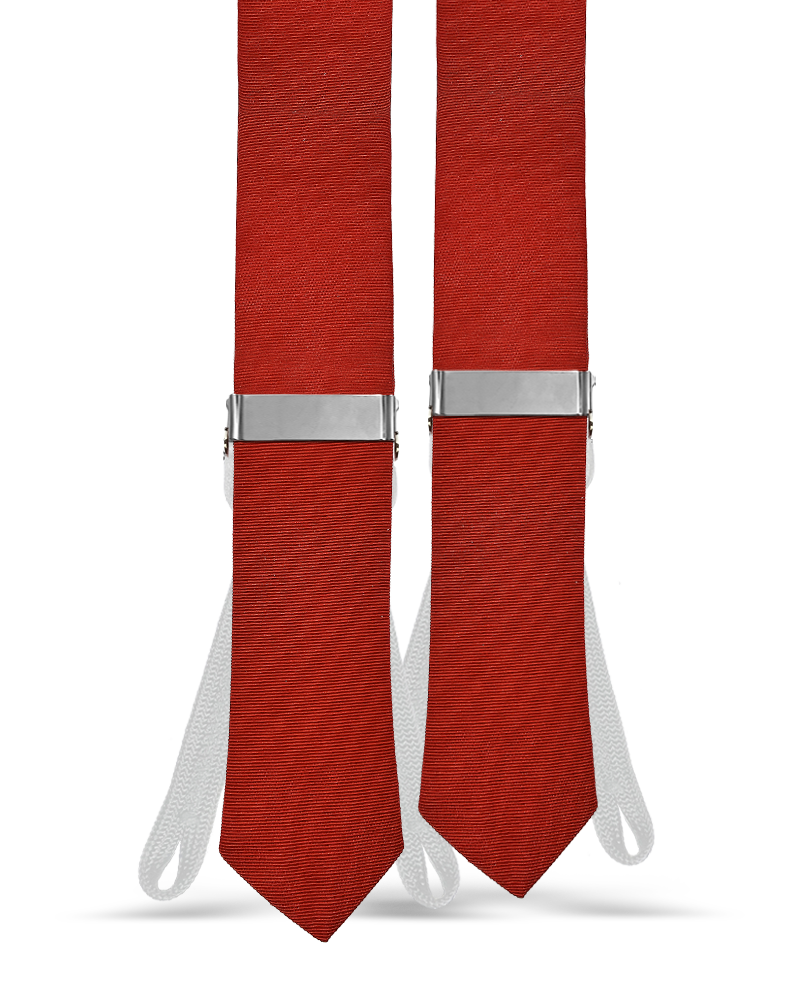 Vintage Regent Silk Grosgrain Tie End Suspenders - KK & Jay Supply Co.