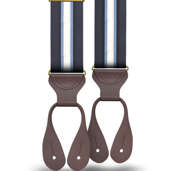 River Stripe Suspenders - KK & Jay Supply Co.