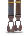 Rockledge Silk Suspenders - Brown - KK & Jay Supply Co.