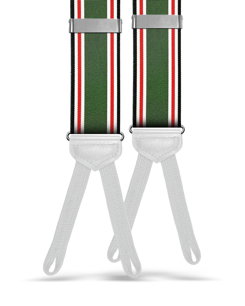 Roma Vintage Stripe Suspenders - KK & Jay Supply Co.