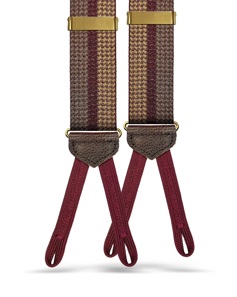 Sherman Vintage Jacquard Suspenders - KK & Jay Supply Co.