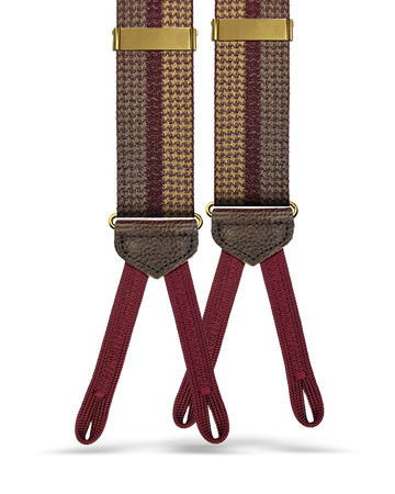 Sherman Vintage Jacquard Suspenders - KK & Jay Supply Co.