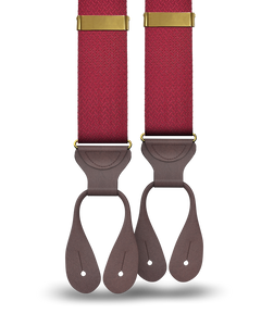 Skyiew Silk Suspenders - Maroon