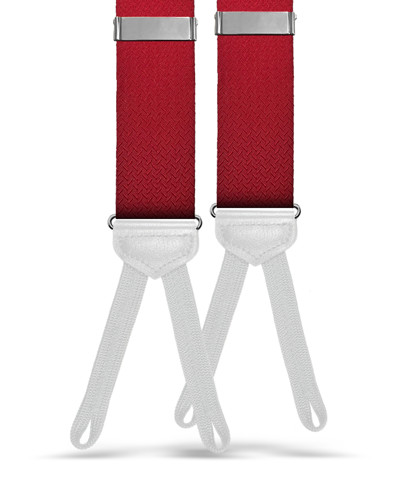Skyiew Silk Suspenders - Red - KK & Jay Supply Co.