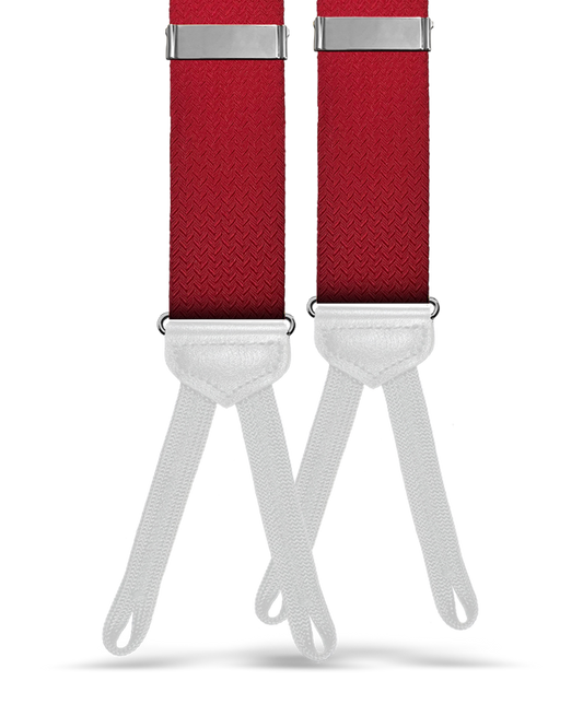 Skyiew Silk Suspenders - Red