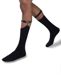Classic Sock Garters - Solid Black <br> *Pre-Order* - KK & Jay Supply Co.