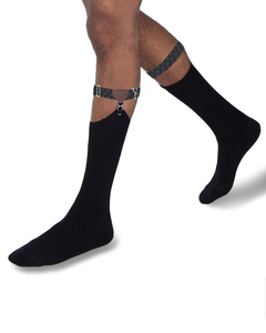Classic Sock Garters - Washington Navy <br> *Pre-Order* - KK & Jay Supply Co.