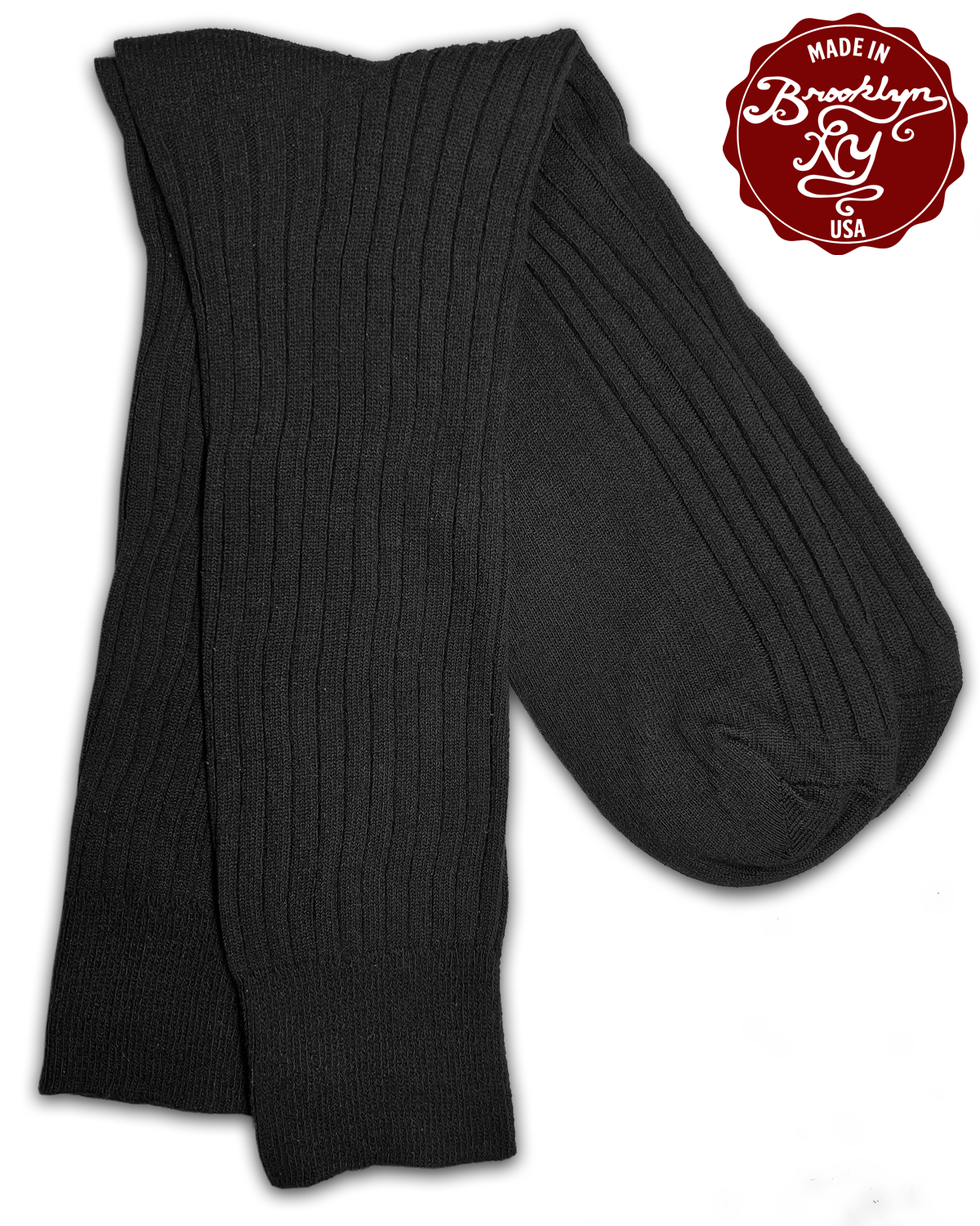 Solid Black Socks - KK & Jay Supply Co.