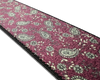 Spruce Paisley Suspenders - Maroon
