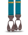Teal Silk Suspenders - KK & Jay Supply Co.