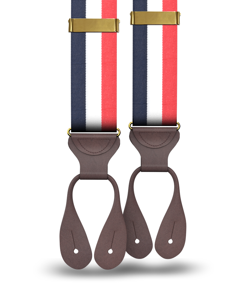 Trinity Stripe Suspenders - KK & Jay Supply Co.