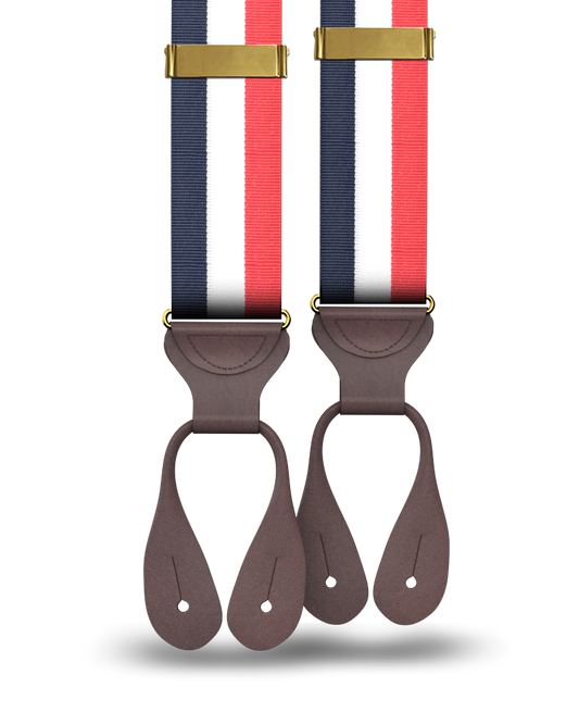 Trinity Stripe Suspenders - KK & Jay Supply Co.