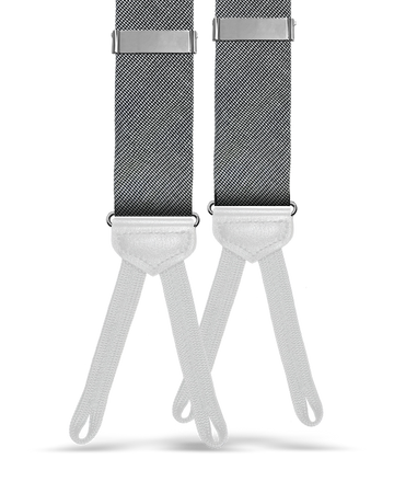 Truman Cotton Mini Houndstooth Suspenders
