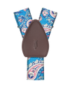 Van Cortlandt Aqua Paisley Shirttail Garters - KK & Jay Supply Co.