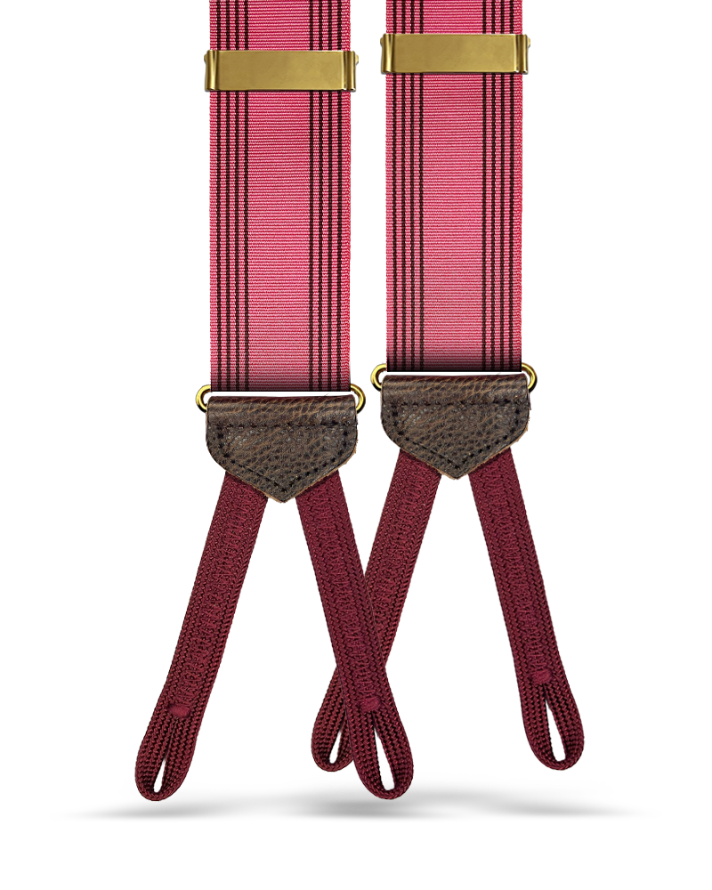 Vineyard Vintage Stripe Suspenders - KK & Jay Supply Co.