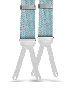 Vinmont Silk Suspenders - Aqua
