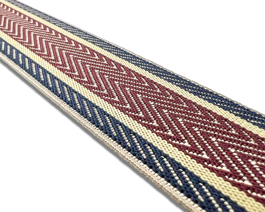 Wainwright Jacquard Suspenders - Maroon