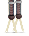 Wainwright Jacquard Suspenders - Maroon