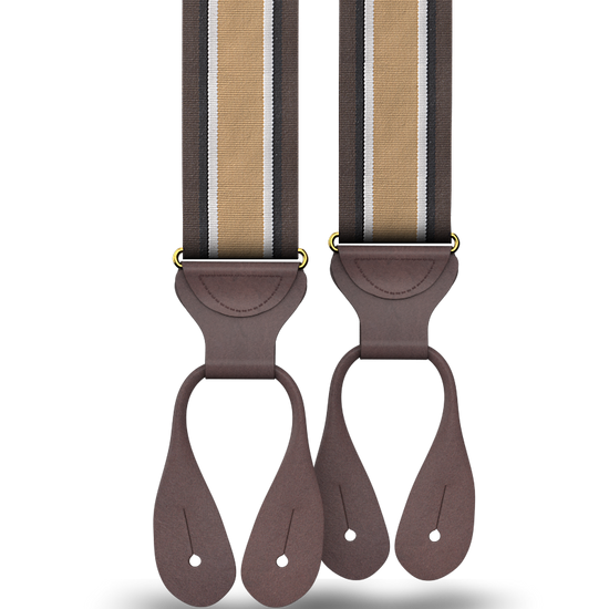 Woodmere Stripe Suspenders - KK & Jay Supply Co.