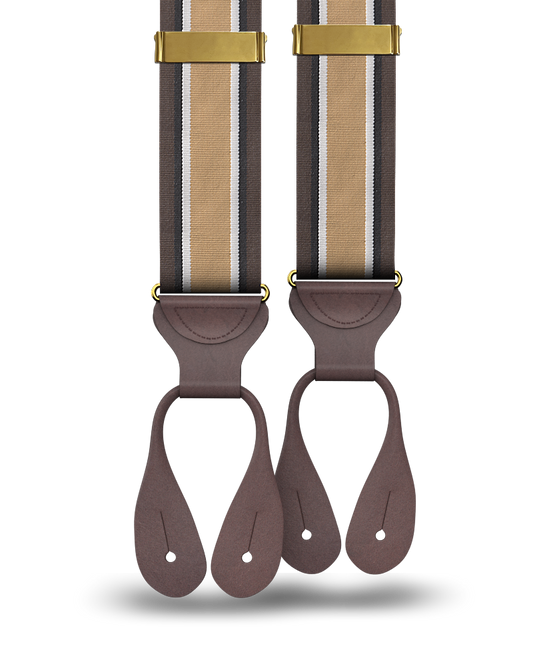 Woodmere Stripe Suspenders - KK & Jay Supply Co.