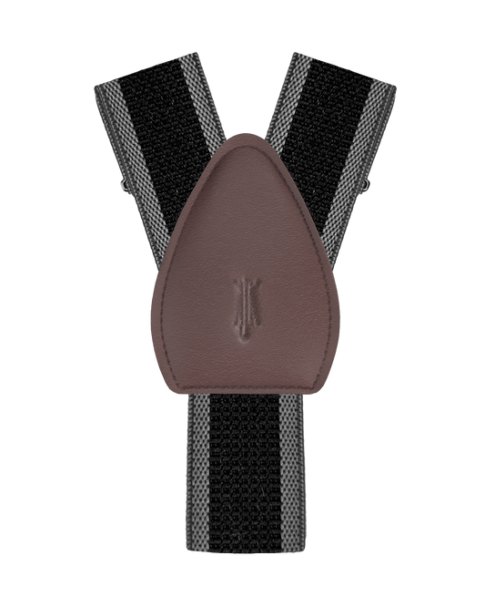 Wrigby Stripe Black Shirttail Garters - KK & Jay Supply Co.