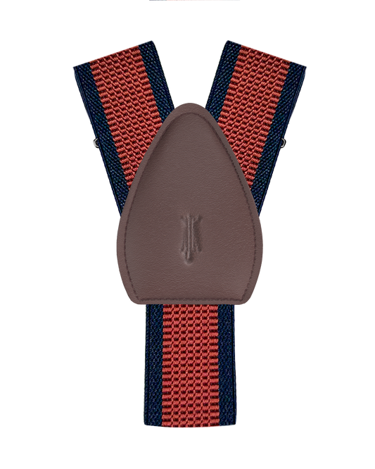Wrigby Stripe Red Shirttail Garters - KK & Jay Supply Co.