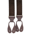 Yates Brown Silk Suspenders - KK & Jay Supply Co.