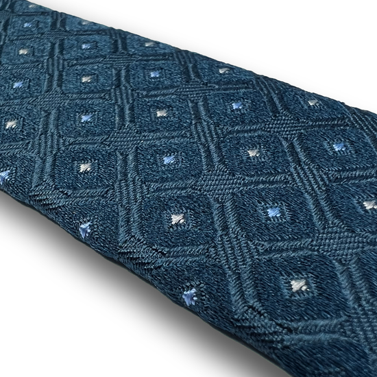 Yates Emerald Blue Silk Suspenders - KK & Jay Supply Co.