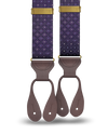 Yates Purple Silk Suspenders - KK & Jay Supply Co.
