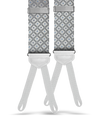 Yates Silver Silk Suspenders - KK & Jay Supply Co.