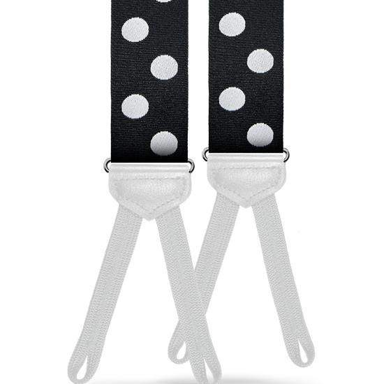 Zerega Dot Suspenders - Black - KK & Jay Supply Co.