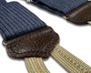 Limited Edition<br>Bingham Blue Wool Suspenders - KK & Jay Supply Co.