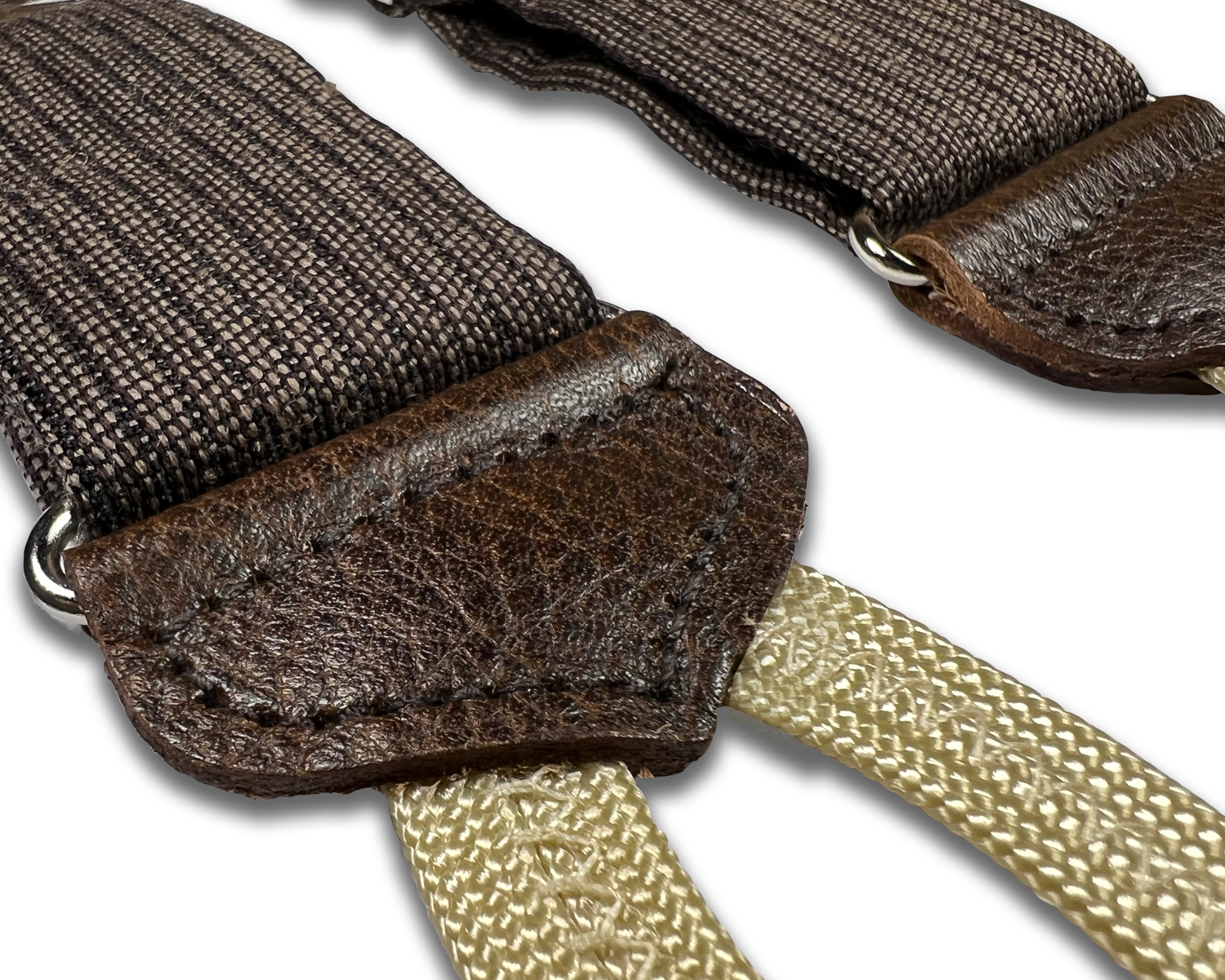 Limited Edition<br>Bingham Brown Wool Suspenders - KK & Jay Supply Co.