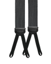 Limited Edition<br>Bingham Charcoal Wool Suspenders - KK & Jay Supply Co.