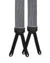 Limited Edition<br>Bingham Grey Wool Suspenders - KK & Jay Supply Co.