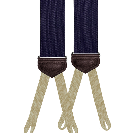 Limited Edition<br>Bingham Purple Wool Suspenders - KK & Jay Supply Co.
